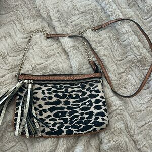 Kate Landry Leopard Shoulder Bag or Crossover